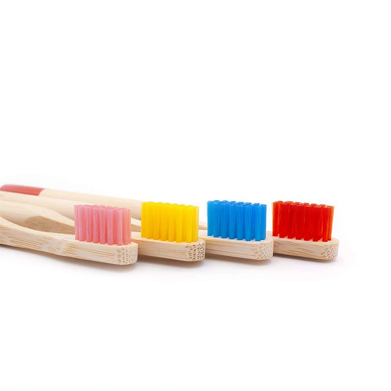 Brosse à dents en bambou 100 % Eco biodégradable OEM, pour enfants, adultes