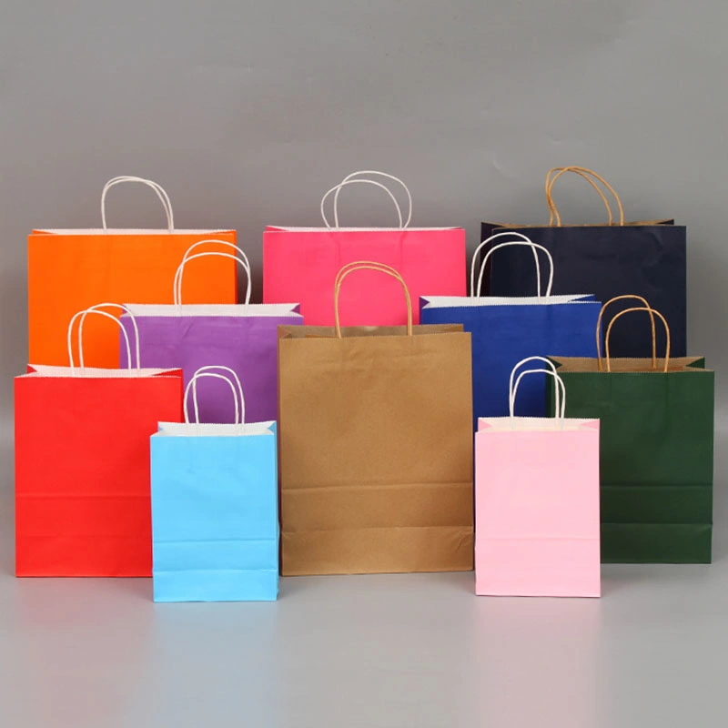 Chine usine Vente en gros haute qualité impression personnalisée mode Shopping Packaging Sac en papier cadeau fourre-tout pour cosmétiques/vêtements/cadeaux