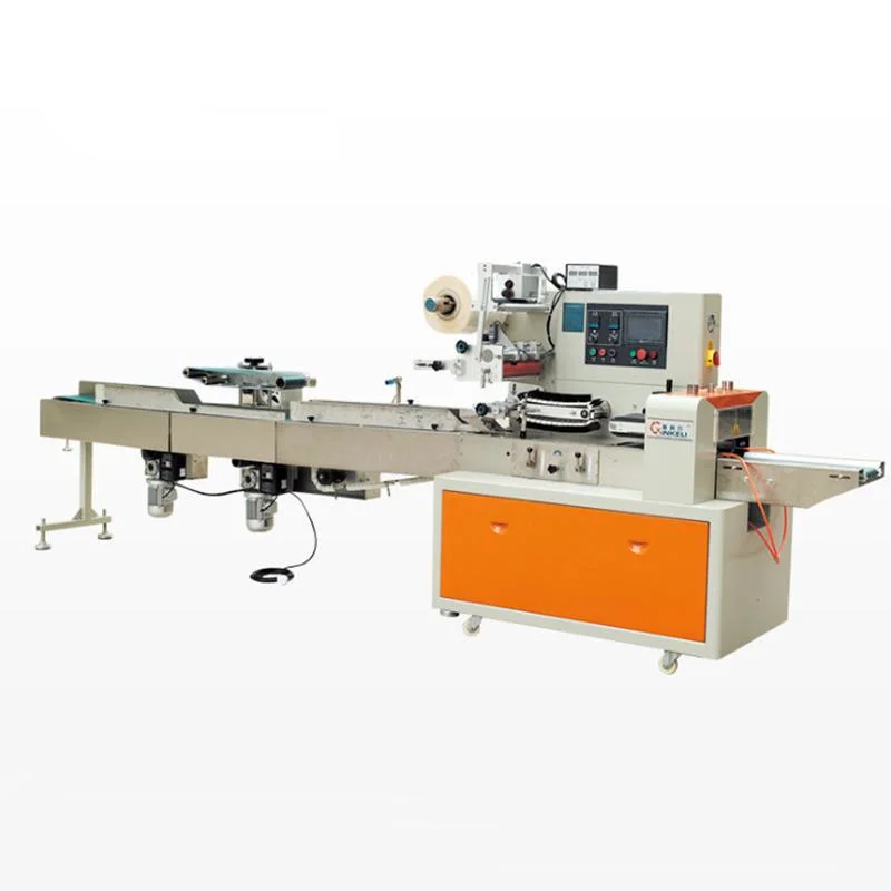 Automatic High Speed Pillow Frozen Fruit Tray and Vegetable Vacuum Packaging Mango Lemon Orange Apple Fruit Packing Machine