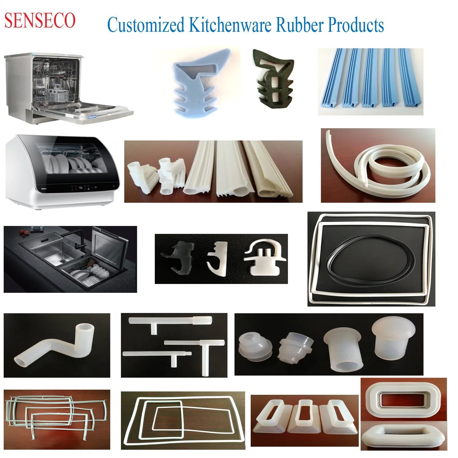 Custom FDA Drinking Water Standard Silicone Rubber Parts Manufacturer for Electronoic Appliances