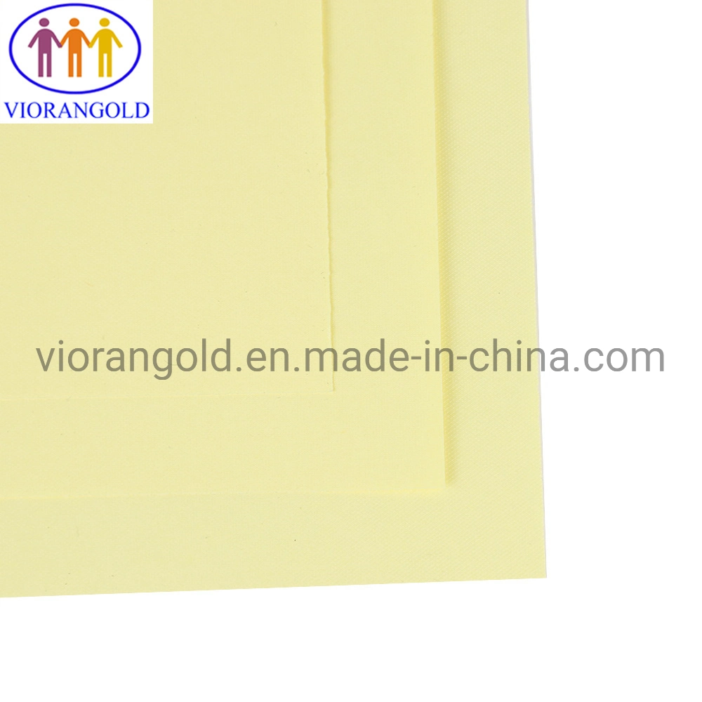 Yellow Grid Kraft Release Liner, Total Grammage 110g, 11# Rhombic Grid, Double Side PE Coating, Single Side Silicon Oil Coating