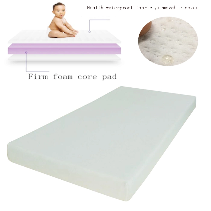 Luxury Waterproof Latex Foam colchón de bebé y niño rodillo de vacío Comprimir en caja