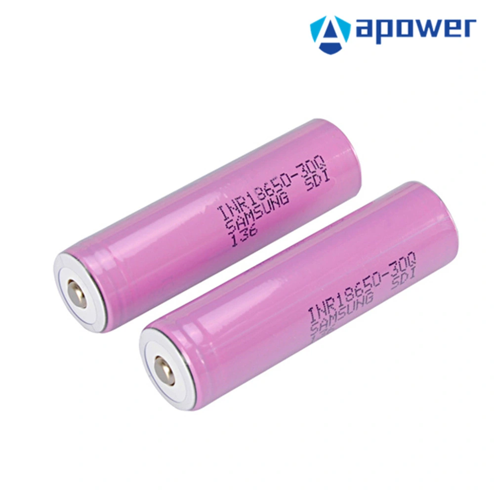 Recargable de iones de litio de 3.7V 3000mAh 18650 Batería de litio de 30q