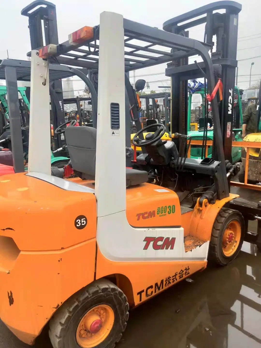 Hyster/Toyota/Hangcha/Komatsu/Heli/Tcm 3 Ton 5 Ton Diesel Rough Terrain Battery Mini Electric LPG Manual Forklift Isuze Parts Fork Lift Pallet Truck Price