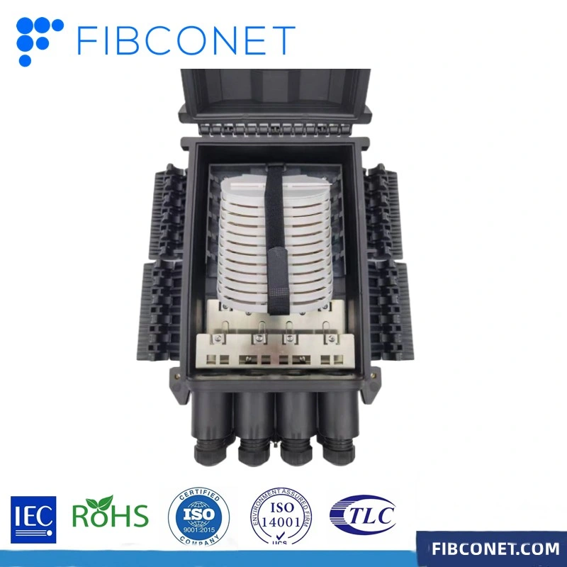 FTTH exterior IP68 FTTH 288 núcleos y 12*24 Acceso a la óptica de fibra óptica de caja de distribución de la caja de bornes