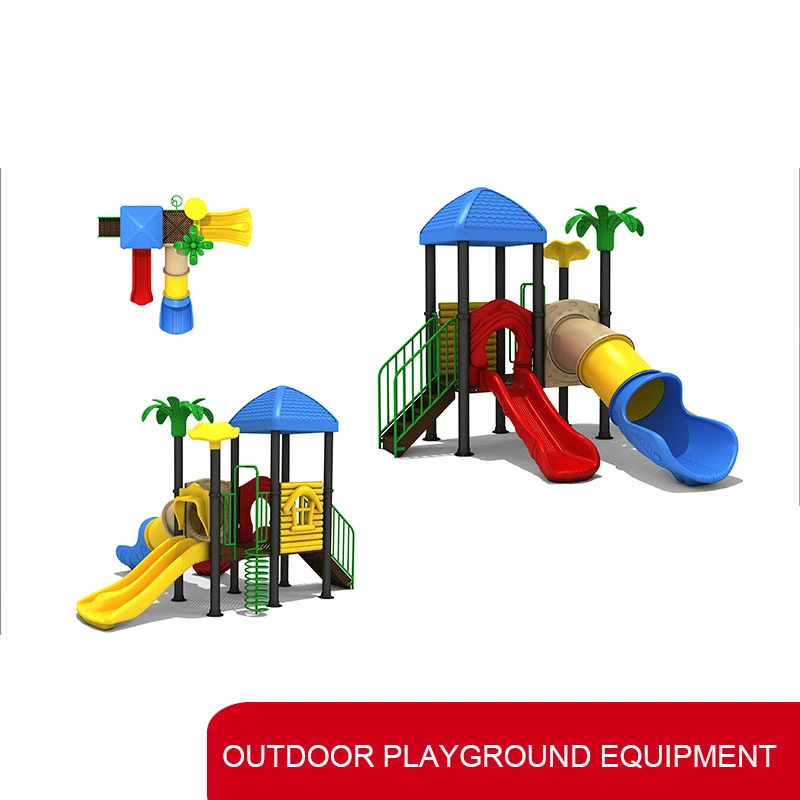 Jungle Gym personalizado plástico ao ar livre brinquedos playground com Swing