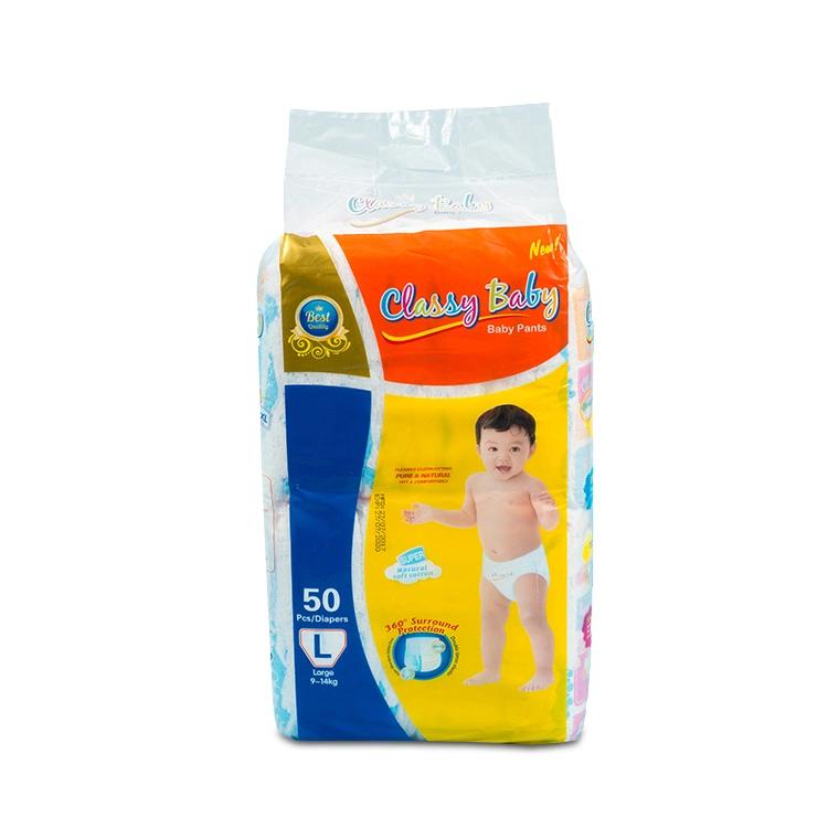 Big Packing 50PCS Factory Direct Sale Hot Selling Nappy Infant Baby Diaper Pants