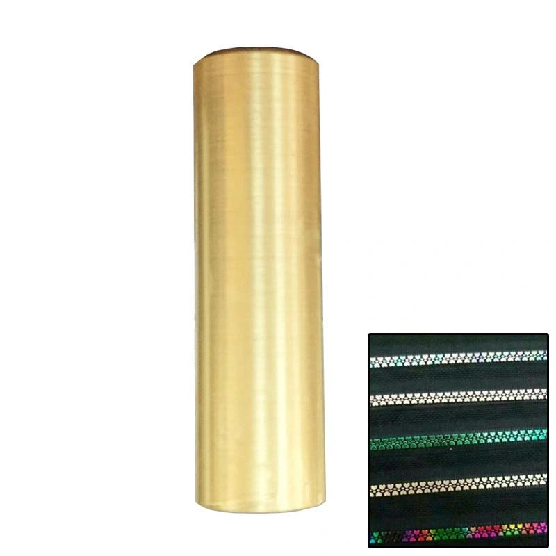 Hot Selling Low Temperature Bronze Wire Drawing Bronzing Paper Imitation Metal Bronzing Paper for Plastic Shell with Gold Foil on Both Sides