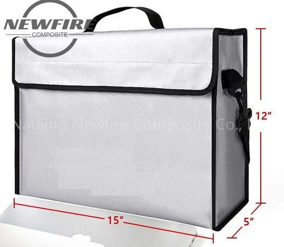 Multi-Size High quality/High cost performance  Fiberglass Mesh Customizable Waterproof Fireproof Document Cash Money Safe Bag with Safety Lock Protective