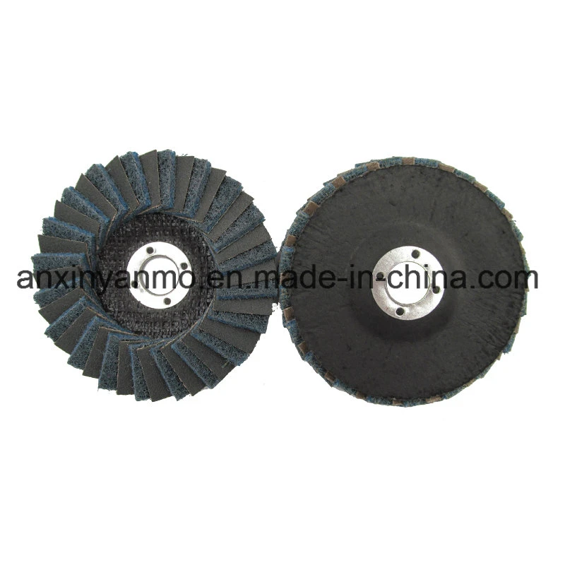 Non-Woven Polishing Disc with Zirconia Abrasive Cloth