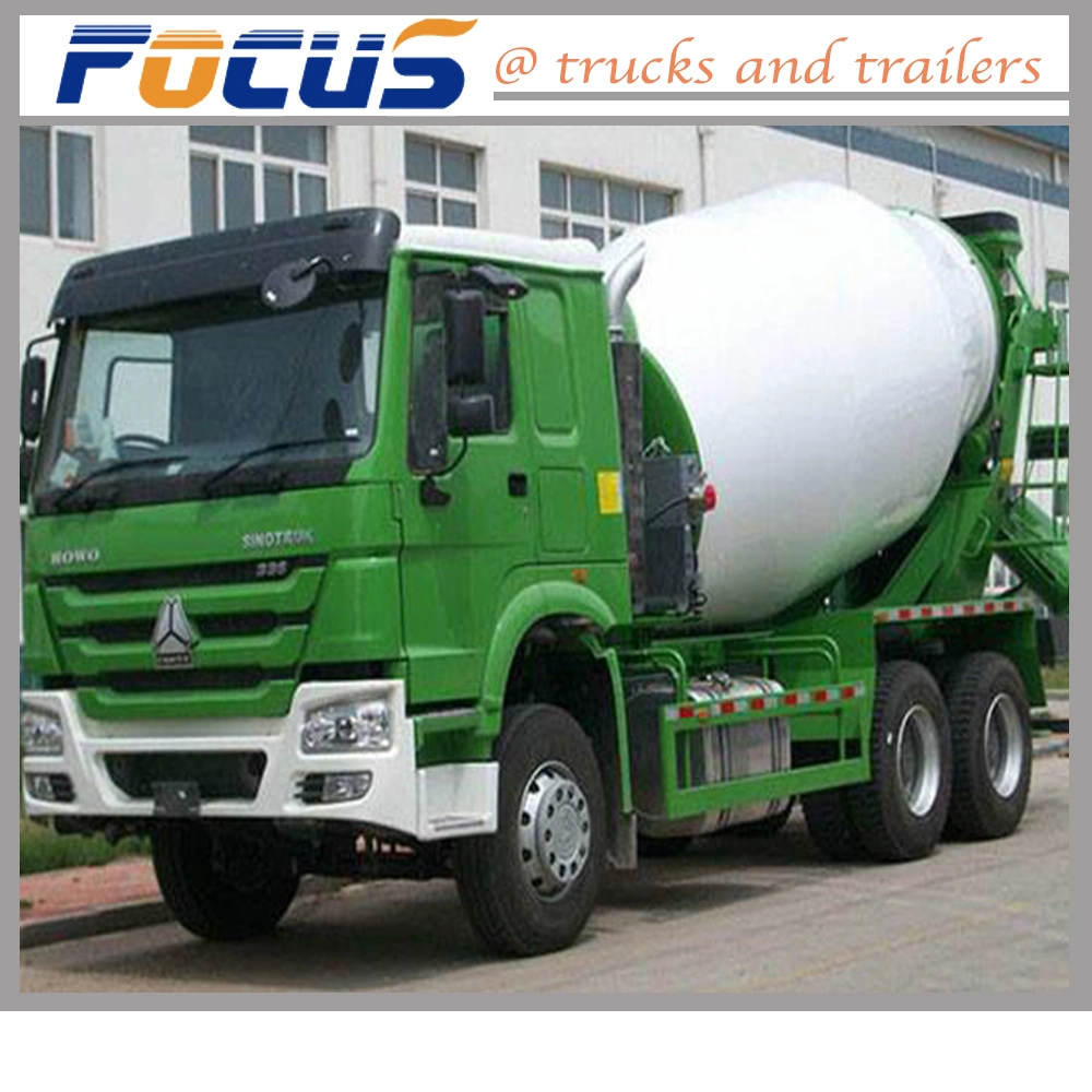 Dealership Price of Cimc HOWO Concrete Mixer Tank Truck for Construction