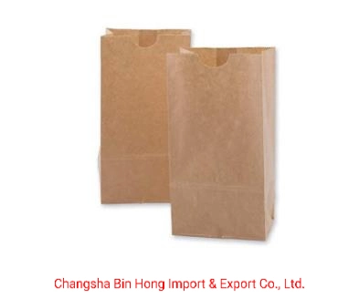 Custom Printed Kraft Paper Lunch Bags with High quality/High cost performance 