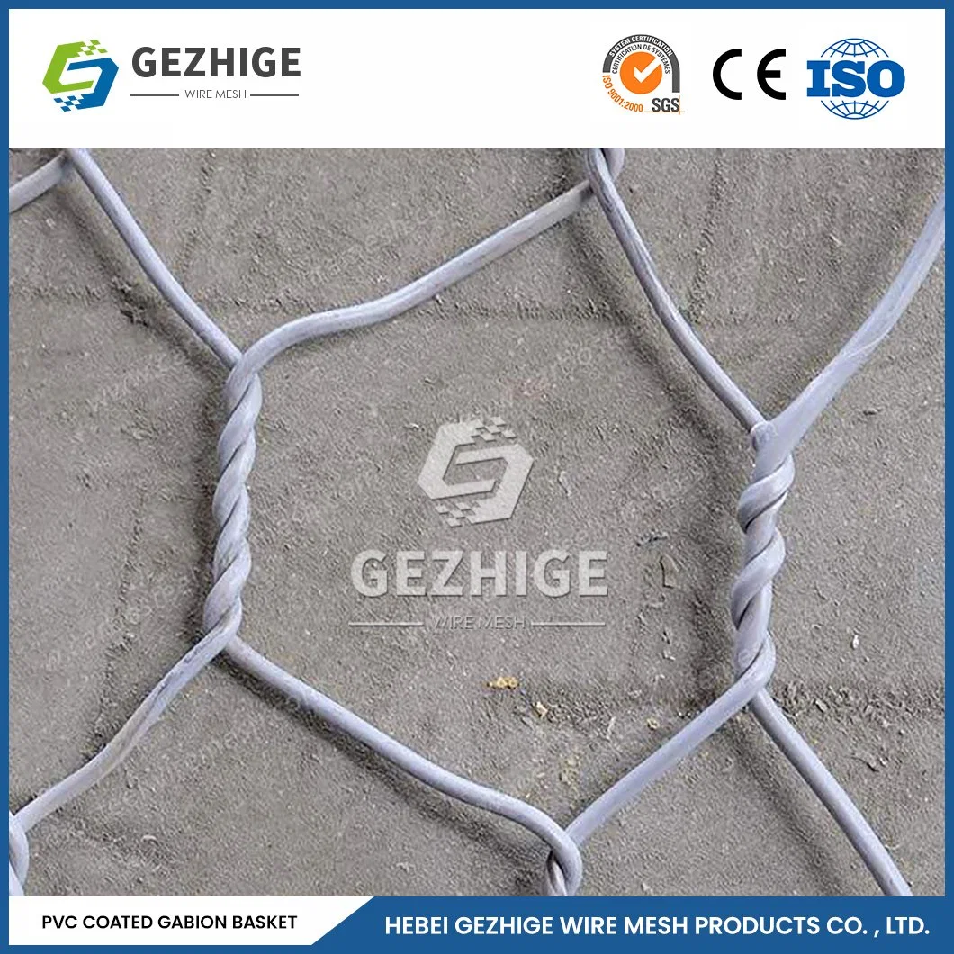 Gezhige 100X150 mm Gabion Cage Retaining Wall Factory 3.0-4.0mm Selvedge Wire Thickness Plastic Gabion Gabion China 2.0*0.5*0.5 M Wire Mesh Gabions