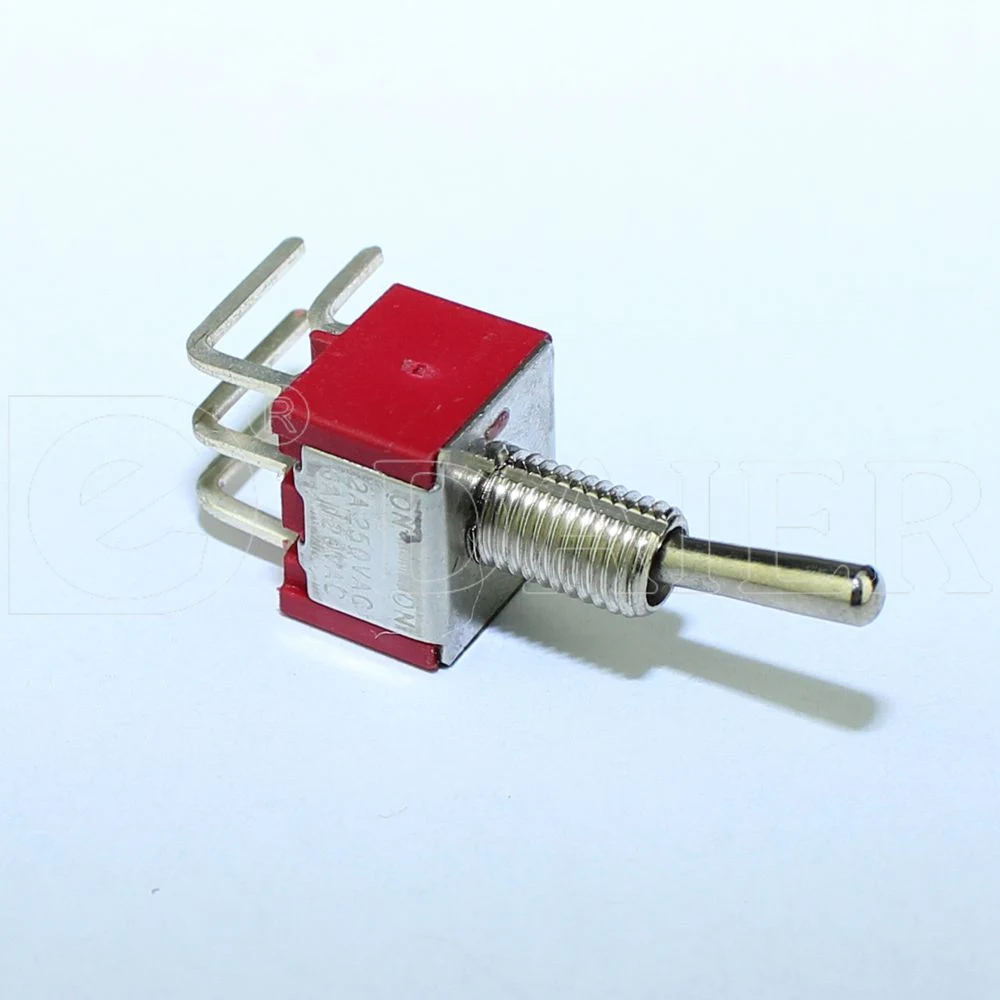 6A 6 Pin PCB Terminal on on Locking Mini Toggle Switch