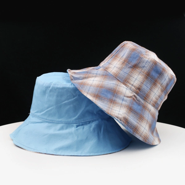 Reversible Tragen Casual Bunte Baumwolle Eimer Hut Cap