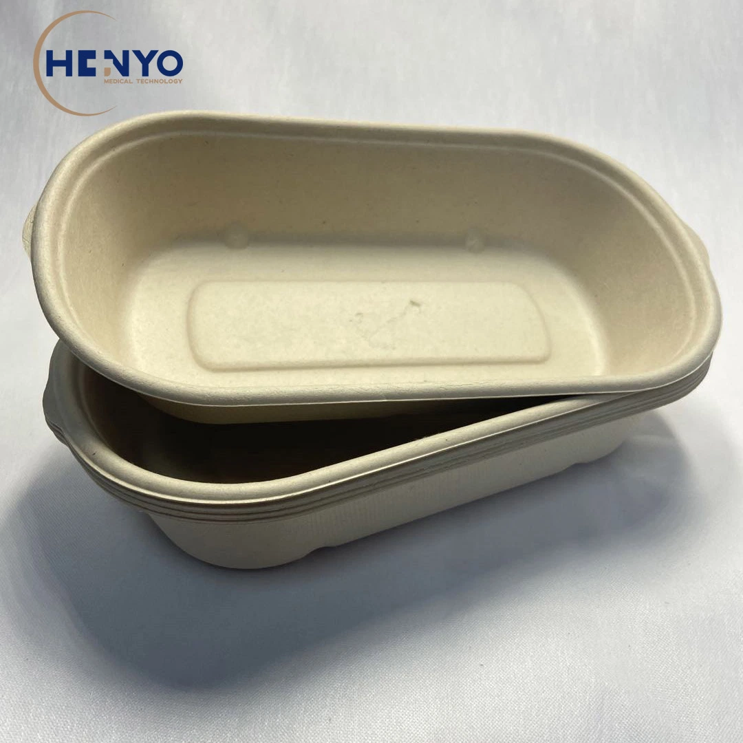 850ml Single Compartment Eco-Friendly Biodegradable Tableware Lunch Box Mess Tin