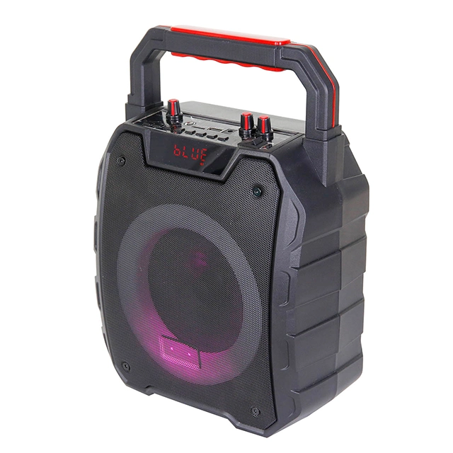 6.5 Inch Full Range Portable LED Lights Mini Bluetooth Party Speaker