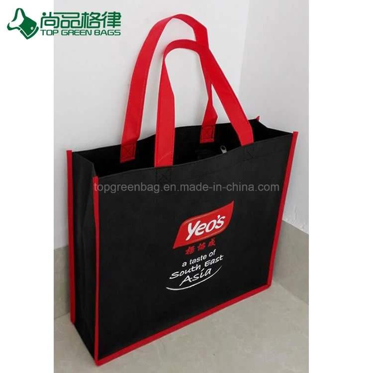 Lindo personalizados promocionales reutilizable Nonwoven Bolso de compras no tejido