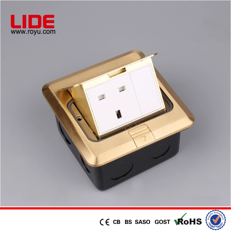 High quality/High cost performance  European Square Shape Electrical Floor Socket Outlets