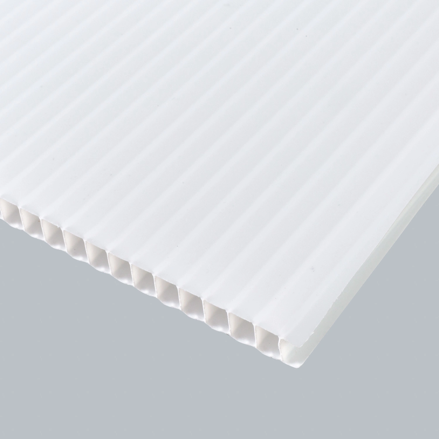 White PP Hollow Polyphenylene Correx Conflute Coroplast Sheet