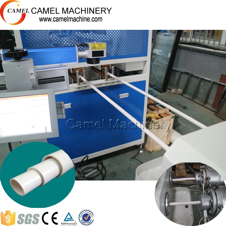 Two Cavity PVC Conduit Pipe Extrusion Line Making Manufacturing Machine