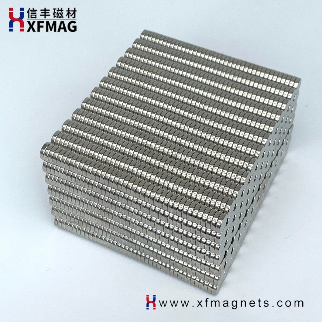 Special Shaped Neodymium Magnet Disc Customized Sizes Strong Rare Earth Magnetic Material