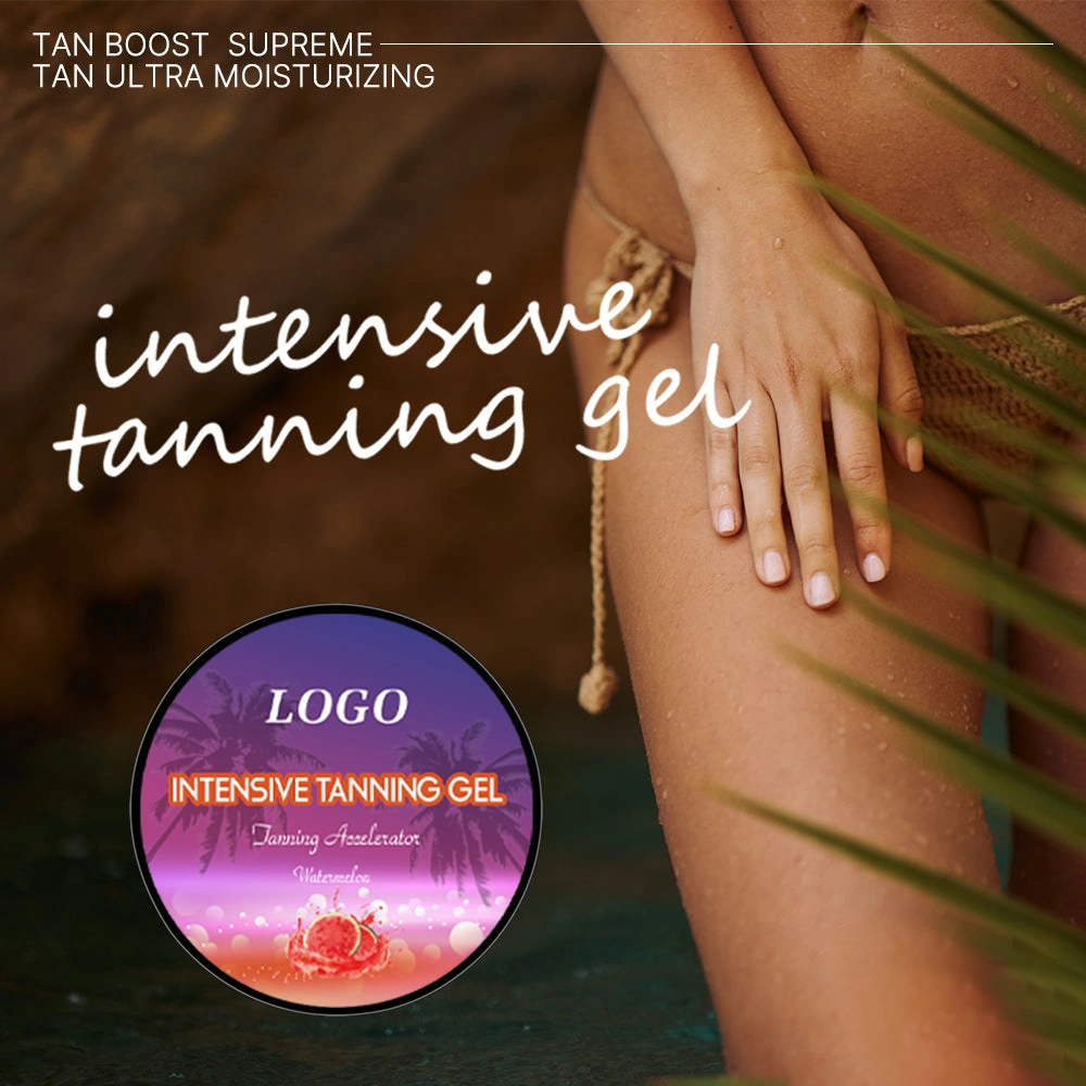 Beauty Cosmetics Skin Care Private Label Tanning Accelerator Gel Sunbed Tanning Cream