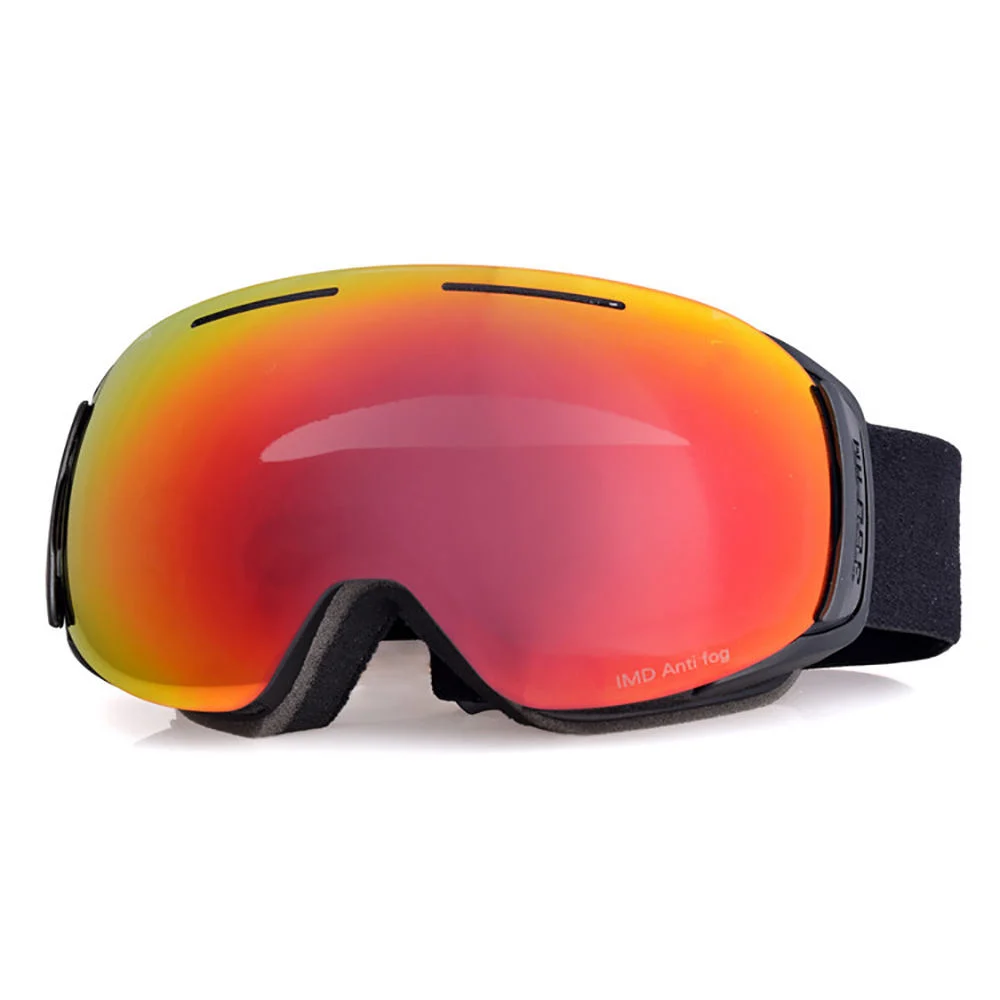 Gafas de snowboard magnéticas con lente reflectiva intercambiable