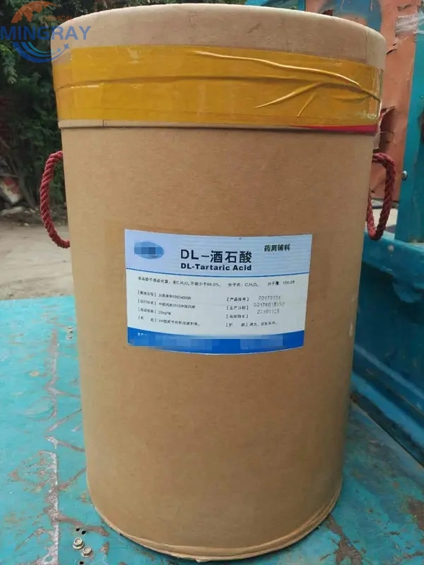 Original Factory Price Food Acidulants Chemical Dl-Tartaric Acid CAS: 133-37-9