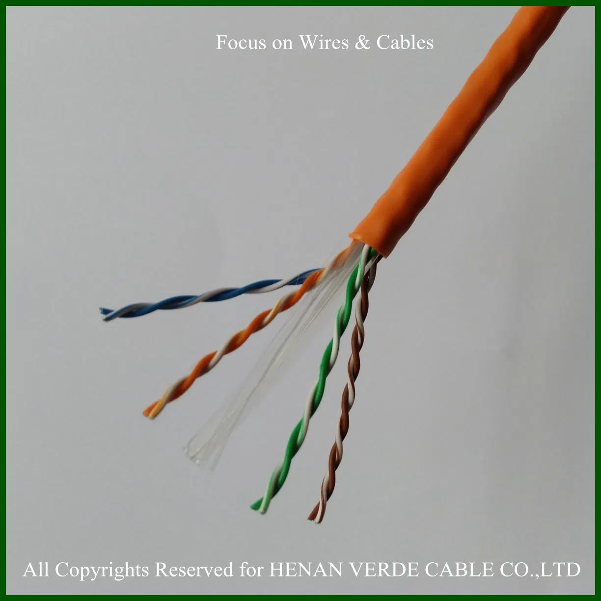 Tia/EIA Cat5e de cable LAN Cable de red CAT6