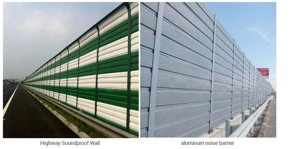 Noise Barrier Sound Barrier Wall Highway Metal Noise-Proof Wall