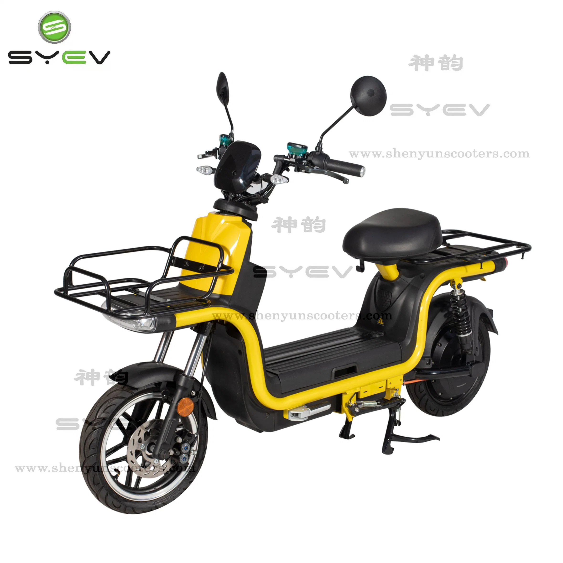 Syev Fast Speed Longer Range Delivery Rider Electric Scooter 60V72V Lead Acid Lithium Battery