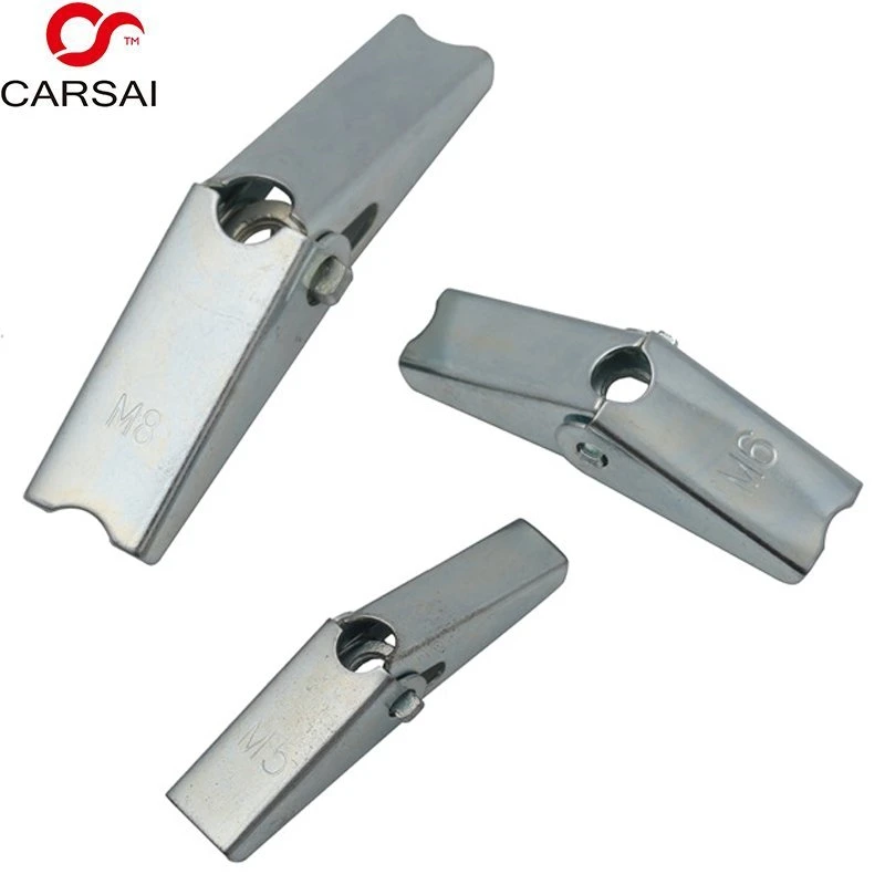 8-32 Toggle Wing Nut Zinc Plated Spring Loaded Hollow Wall Anchor Molly Toggle Wall Butterfly Anchors Stainless Carbon Steel Zinc Plated