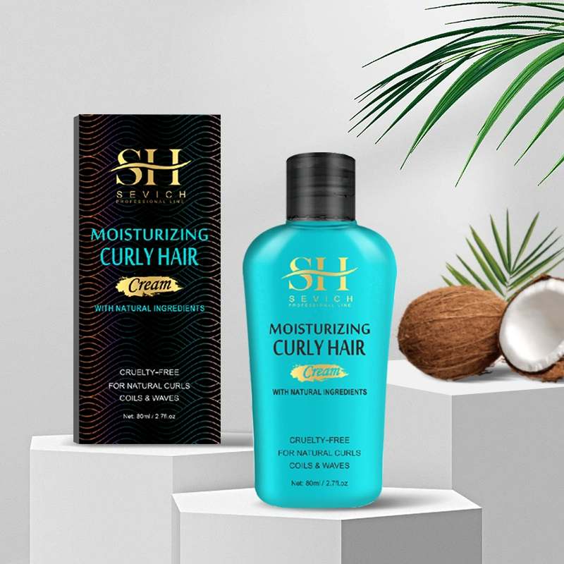 Wholesale Soft Natural Moisture Curling crème styling hydratant Organic Curl Crème pour cheveux de curly