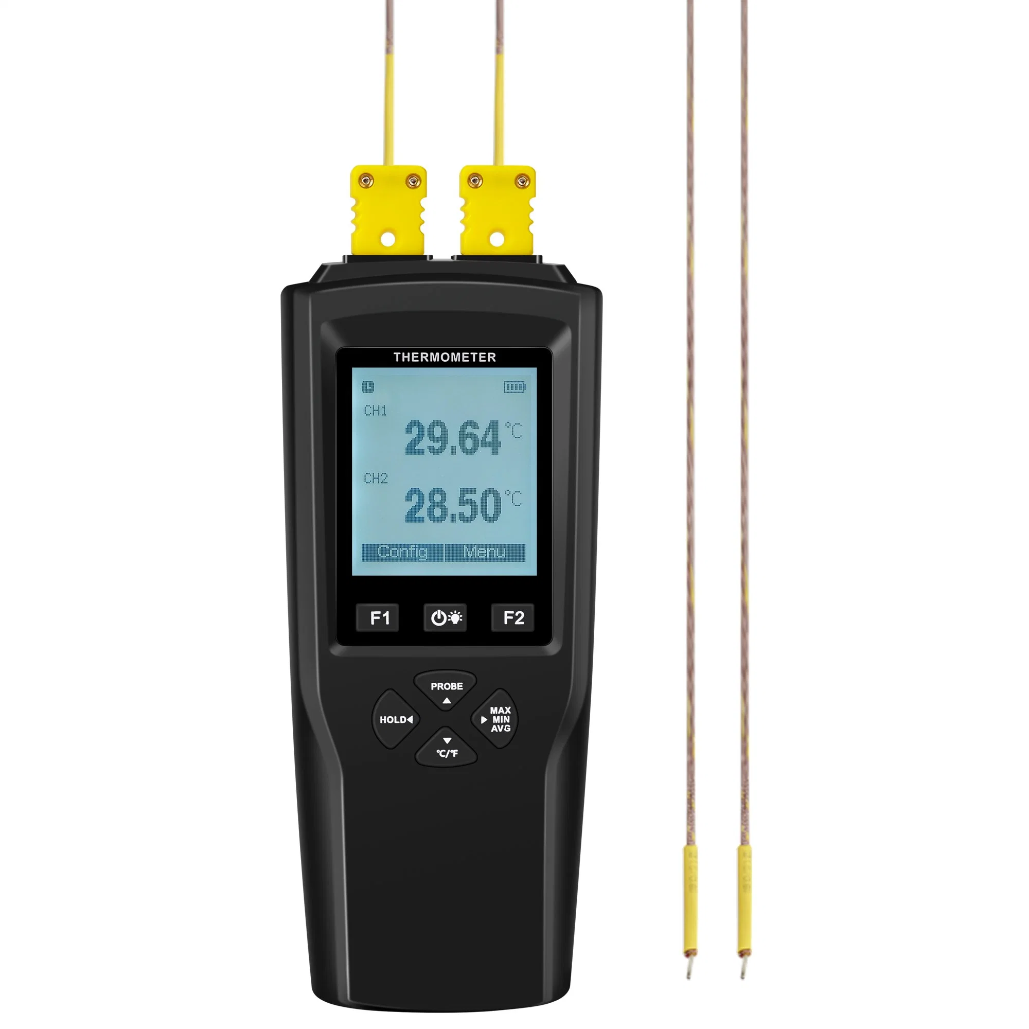 USB Two Channels High Accuracy Data Logger Thermometers