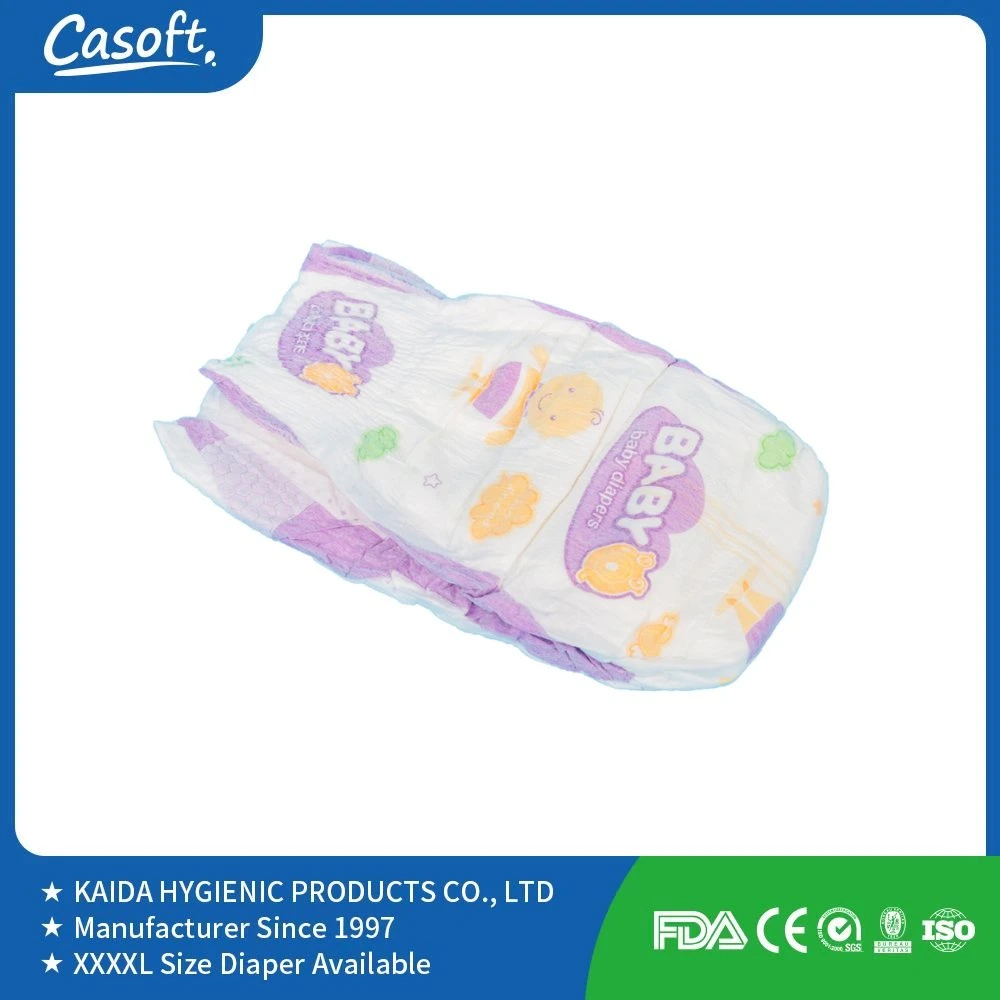 Casoft Super Dry Popular Competitive Price Manufacture Ultra Thin Disposable Old Baby Pampering Diaper High Absorption Good Quality Baby Items Supplier