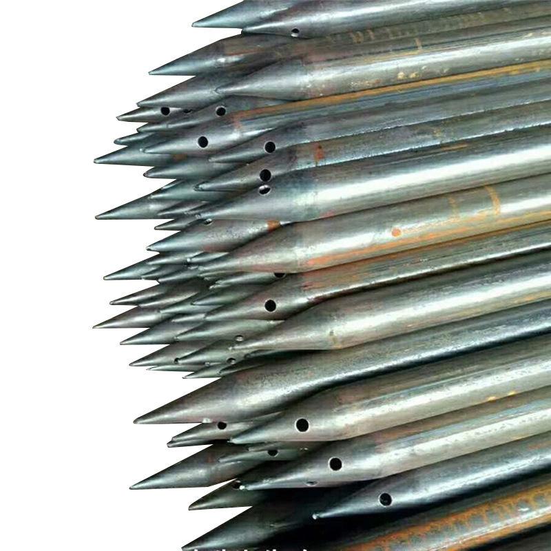 Geological Drilling Steel Pipe API5l, Gr. a&B, X42, X46, X52, X56, X60, X65, X70, X80 ASTM A53gr. a&B, SA516 Tunneling Self Drilling Tunnel Grouting Steel Pipe