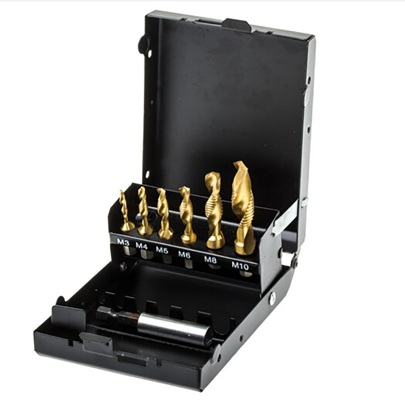 7PCS Combined Tap and Drill in Metal Case