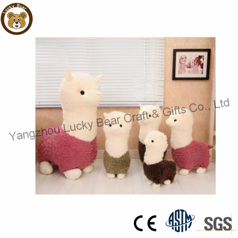 Polyester Fabric Soft Kids Pet Alpaca Toy