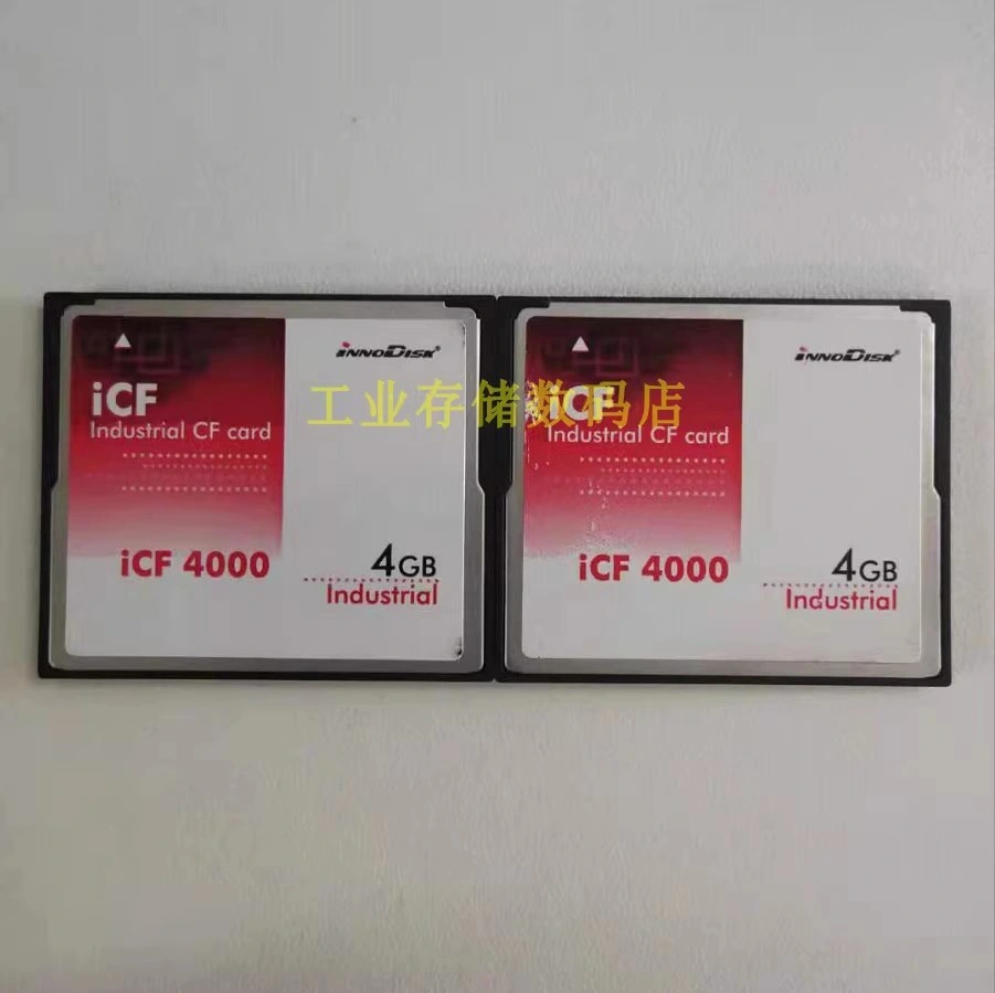 Innodisk Icf4000 CF 4G درجة حرارة صناعية SLC مضغوط بطاقة ذاكرة فلاش للجهاز سي إن سي أدوات الأجهزة الطبية