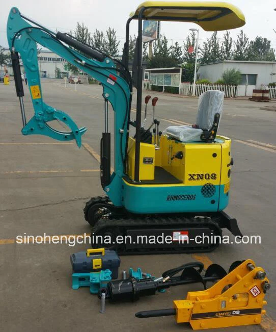 Factory Price Good Quality 850kg Mini Crawler Excavators Xn08