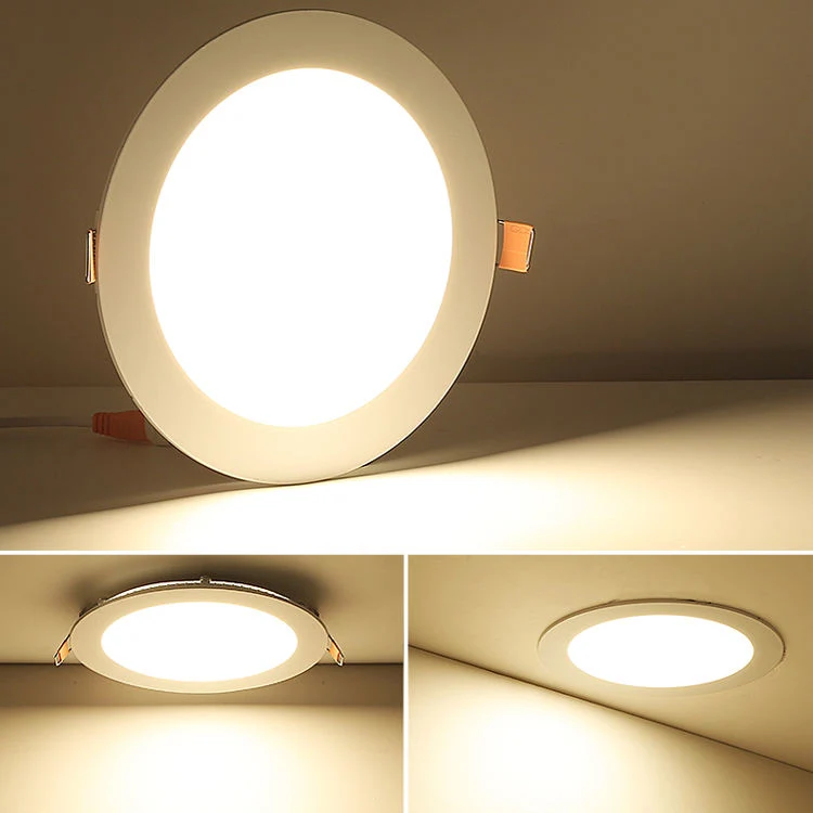 Plafón LED empotrado con caja de conexiones, lámpara de techo LED para armarios/pasillos/escaleras/Baño/Iluminación de sótano