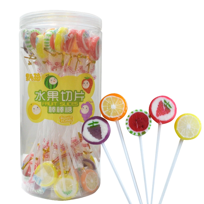 Le yaourt aromatisé Lollipop Creative enfants Candy Commerce de gros bonbons durs