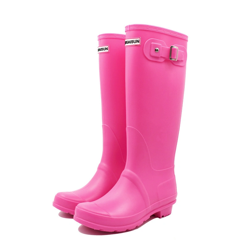 Fashion High quality/High cost performance Low Price Ladies High Tube Waterproof Rubber Rain Boots