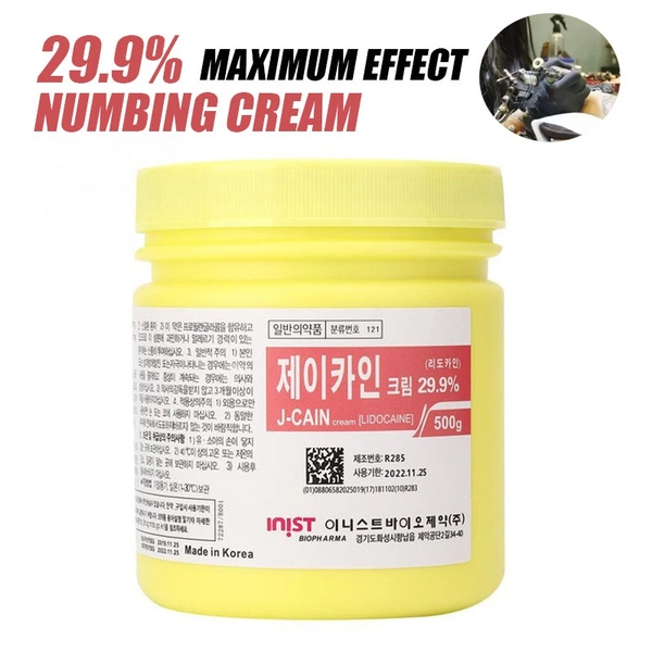 Korea 500g 29.9% 59.9% Yellow J-Cain Numbing Cream