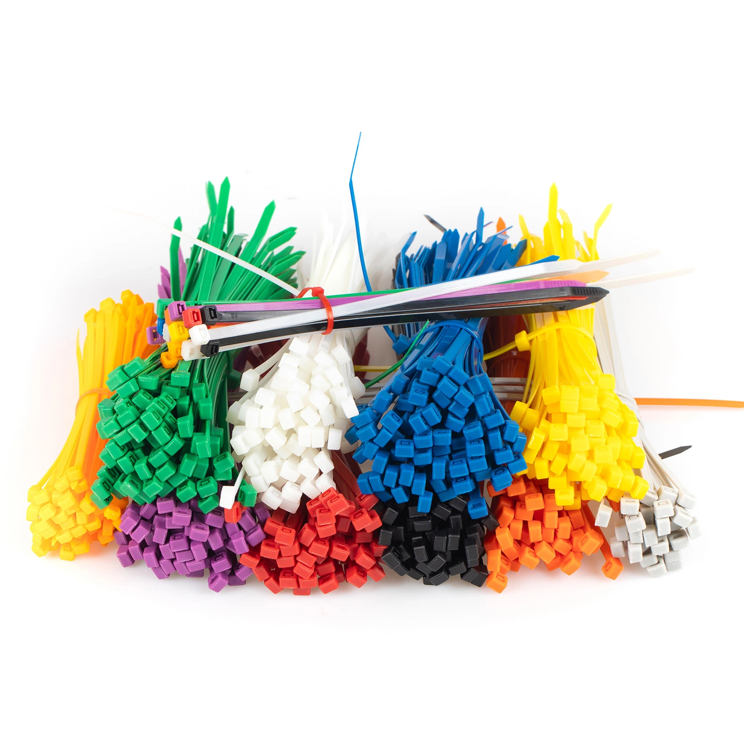 Colourful Plastic Tie Self-Locking Nylon Cable Ties