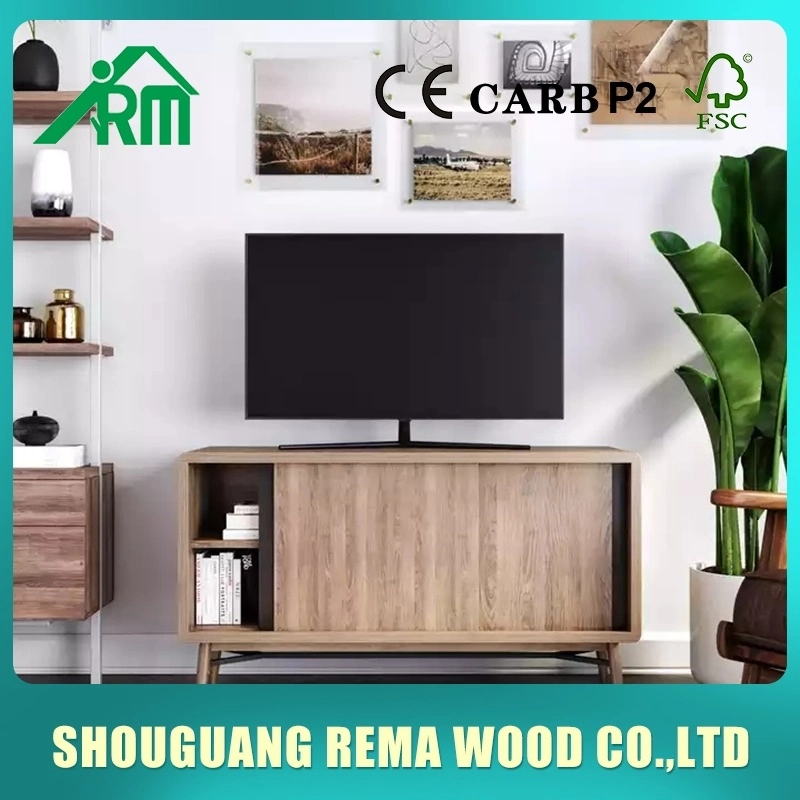 2022 New Design Modern Living Room MDF Wood with LED Light Fireplace TV Stand TV Stand