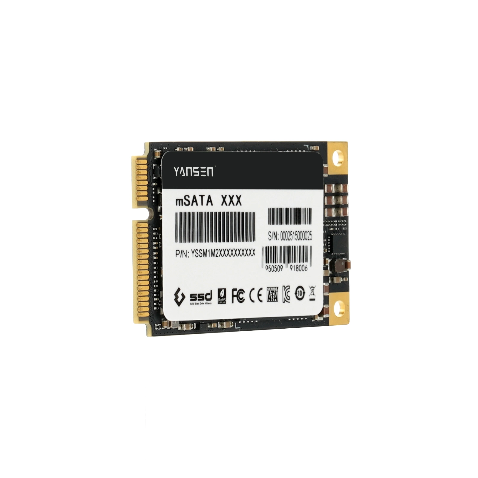 Yansen mSATA SSD MLC ssd ssd ssd 1 tb SSD Solid State Disk com DRAM para clientes finos e Máquina de Venda Directa