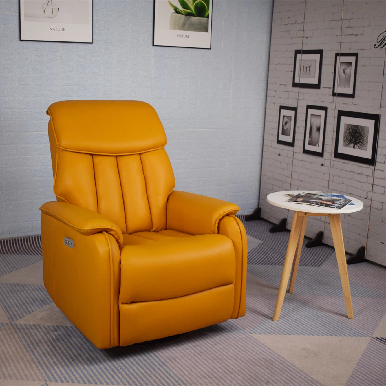 Meubles Jky Air cuir électrique inclinable fauteuil inclinable inclinable avec Fonction de massage