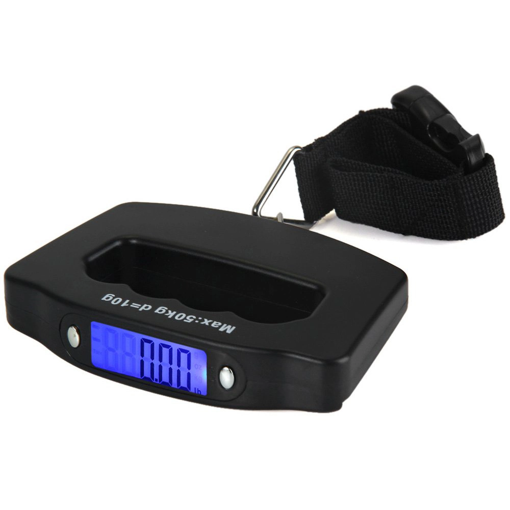 Mini Handheld 50kg/10g LCD Digital Fishing Hanging Electronic Pocket Scale